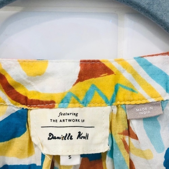 𝅺ANTHROPOLOGIE (Danielle Kroll) Brooklynite Top - Picture 9 of 9